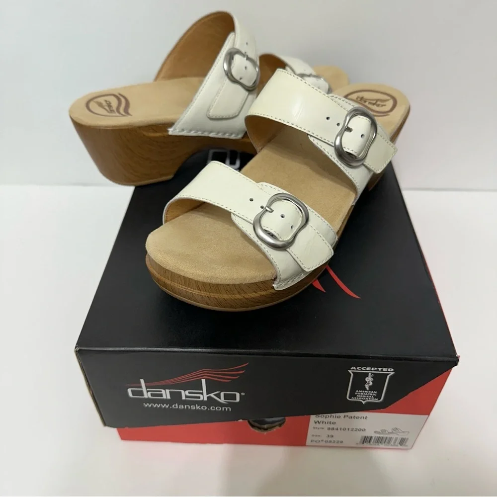 DANSKO SOPHIE LEATHER SANDAL - Picture 1 of 6